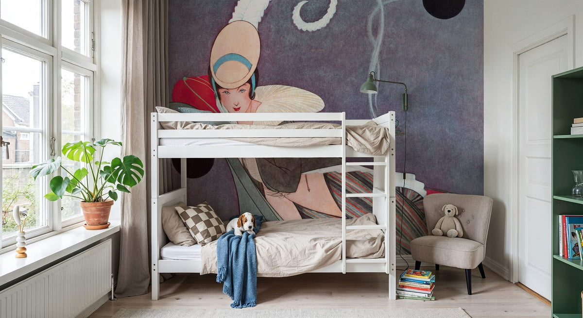Vintage Fashion Cover IV Mural Wallpaper - room preview 05