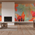 Poppy Reverie Mural Wallpaper - room preview 05