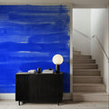 Denim Cloud Strokes Mural Wallpaper - room preview 05