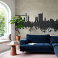 Newport Wales Skyline Concrete Mural Wallpaper - room preview 05