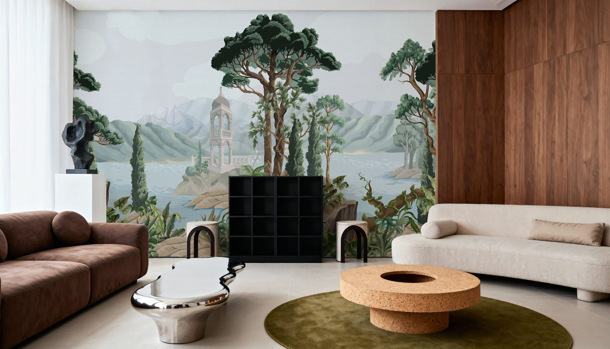 Hidden Alcove on Paper Mural Wallpaper - room preview 05