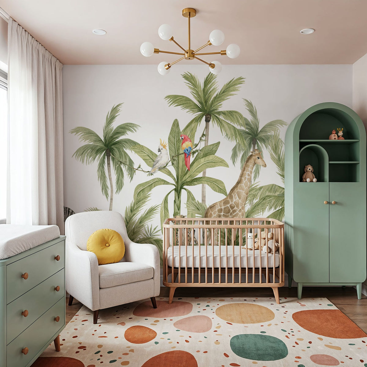Palm Tree Hideaway Mural Wallpaper - room preview 05