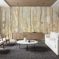 Birches in Winter Mural Wallpaper - room preview 05