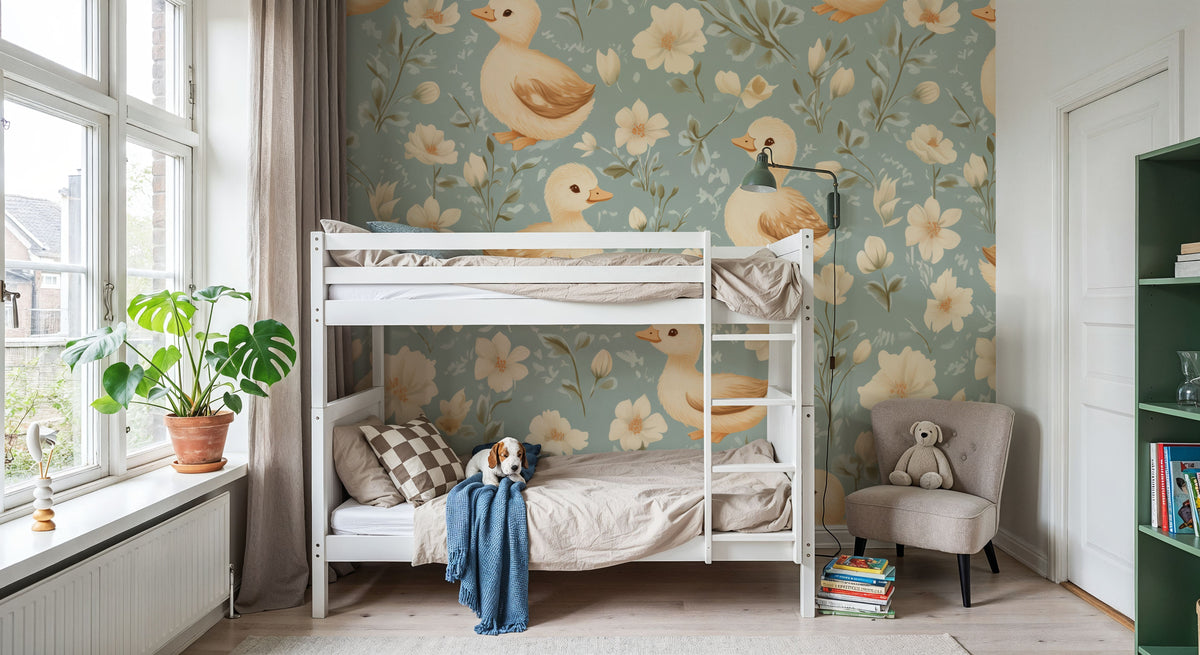 Bonny Ducklings Mural Wallpaper - room preview 05