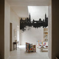 Nürnberg Germany Skyline Black & White Mural Wallpaper - room preview 05