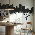 Phoenix Skyline Black & White Mural Wallpaper - room preview 05