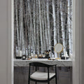 Winter Birch Stillness Mural Wallpaper - room preview 05