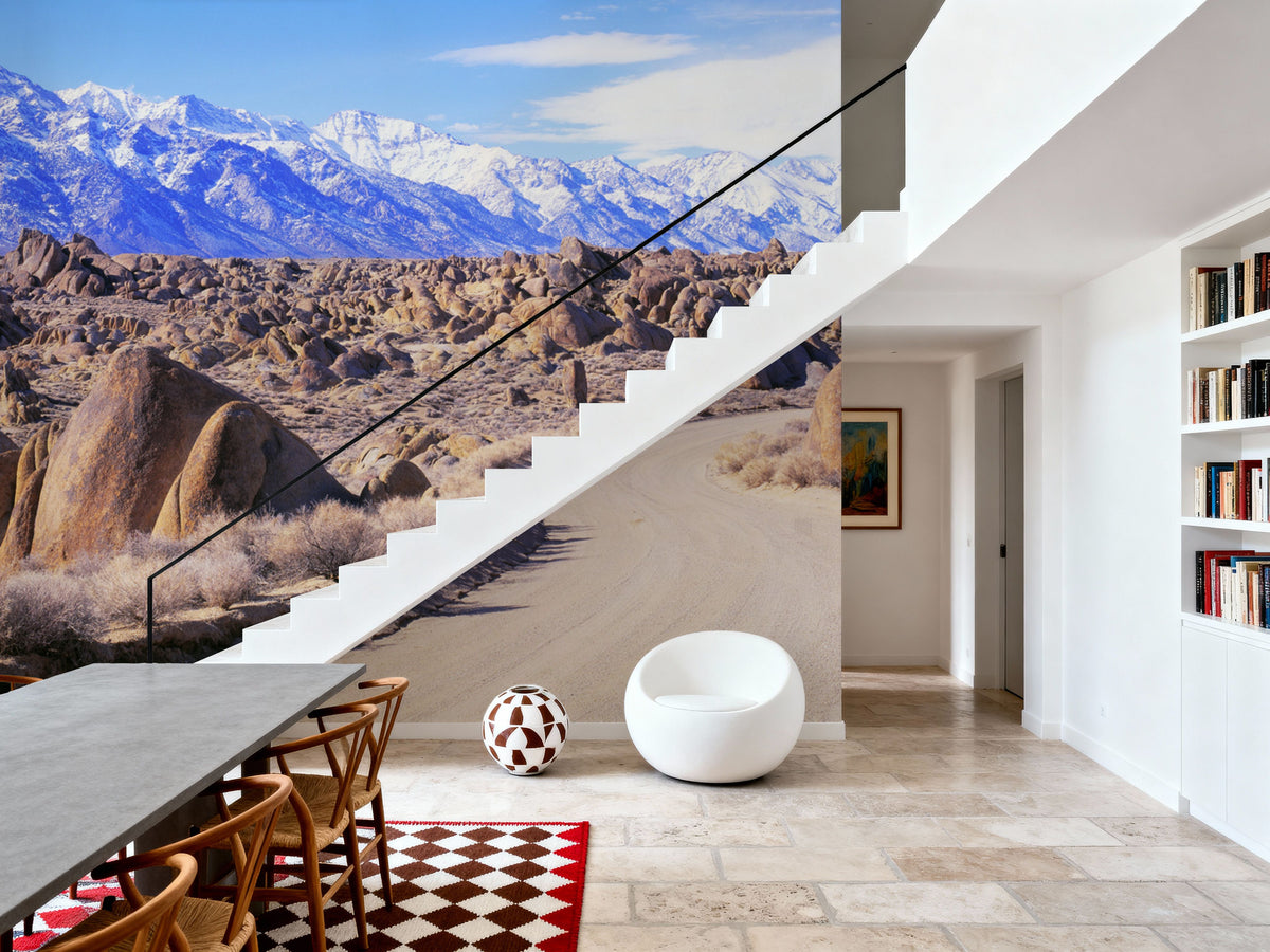 Desert Mountain Trail Mural Wallpaper - room preview 05