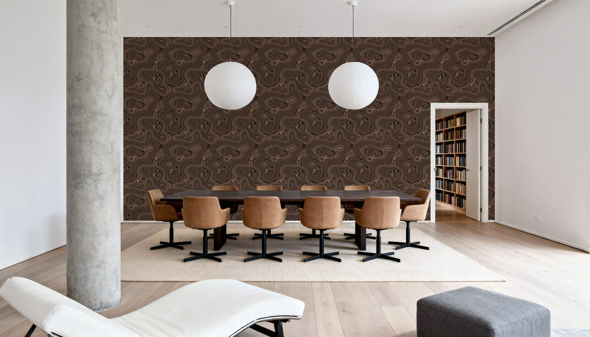 Root Wood, Oak Mural Wallpaper - room preview 05