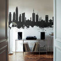 Nairobi Kenya Skyline Black & White Mural Wallpaper - room preview 05