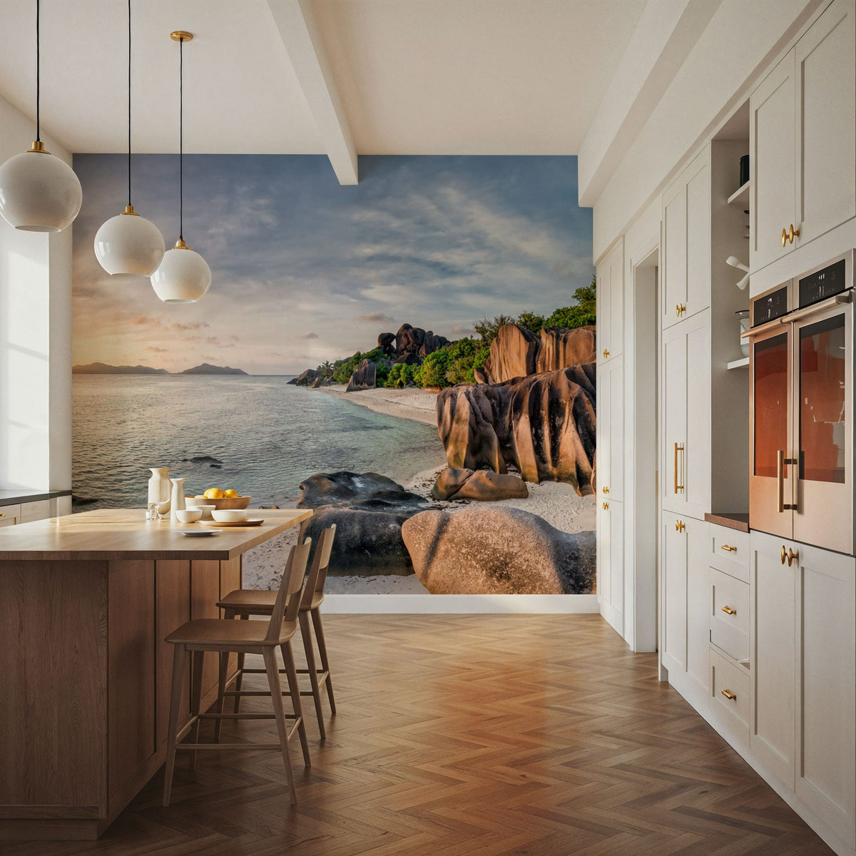Sunset Beach Mural Wallpaper - room preview 05