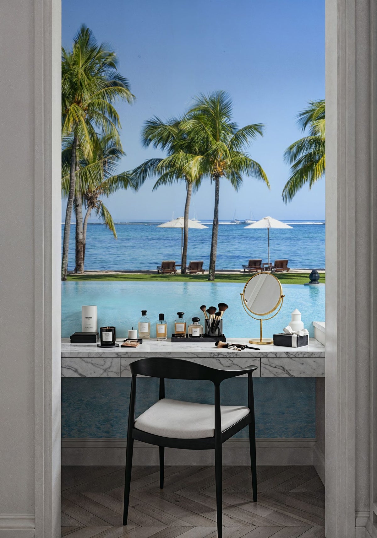 Infinity Beach Mural Wallpaper - room preview 05