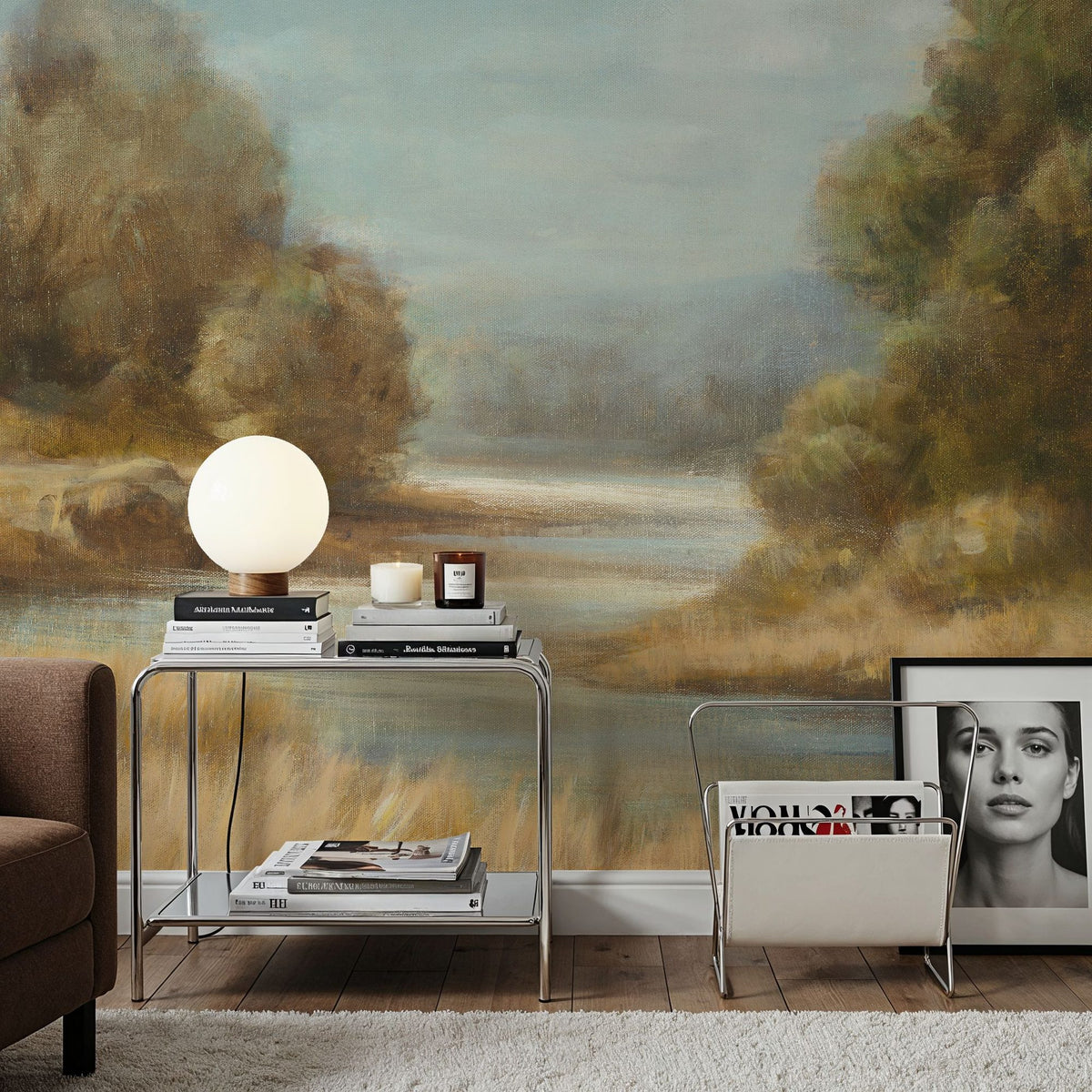 In the Valley II No Boat Mural Wallpaper - room preview 05