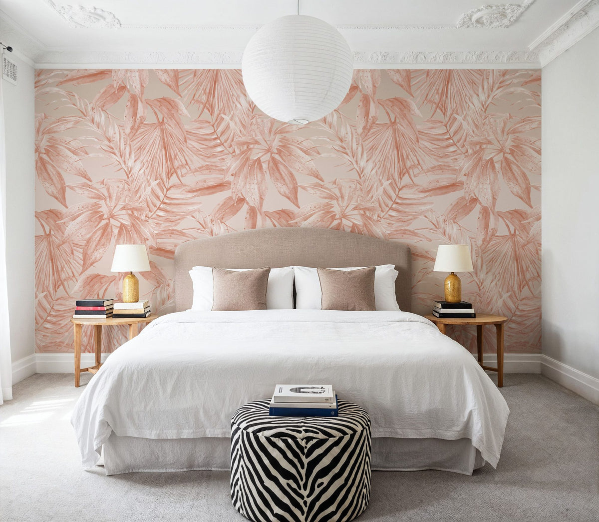 Leaves on Mars Mural Wallpaper - room preview 05
