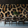 Leopard Fur Mural Wallpaper - room preview 05