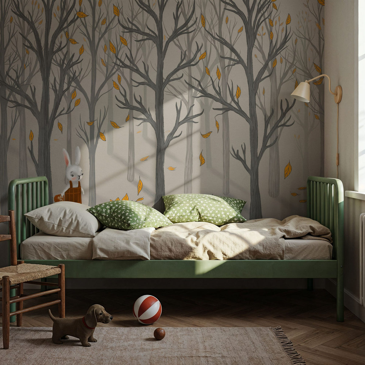 Little Forest Stroll Mural Wallpaper - room preview 05