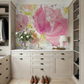 Spring Abstracts Florals II Mural Wallpaper - room preview 05