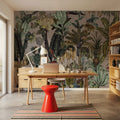 Tropical Wonderland, Lavender Mural Wallpaper - room preview 05