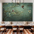 Pretty Birds in Love Mural Wallpaper - room preview 05