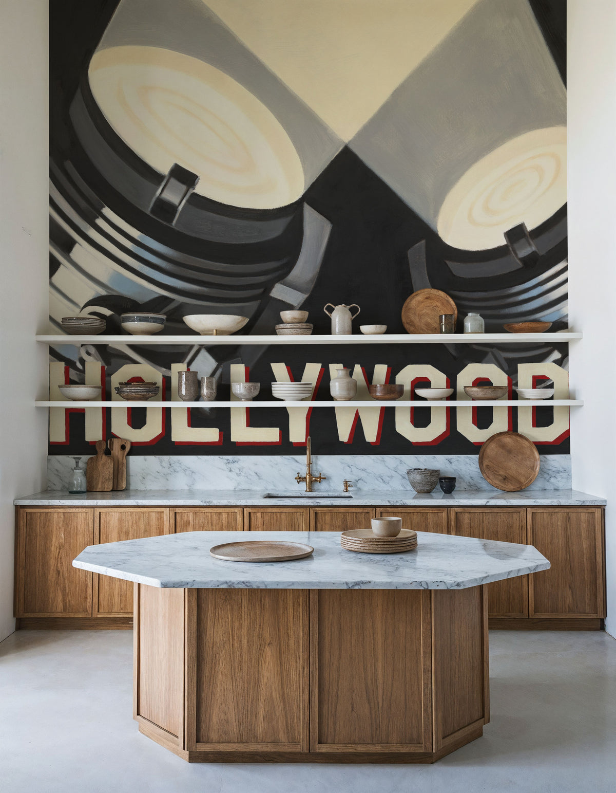 Hollywood Mural Wallpaper - room preview 05