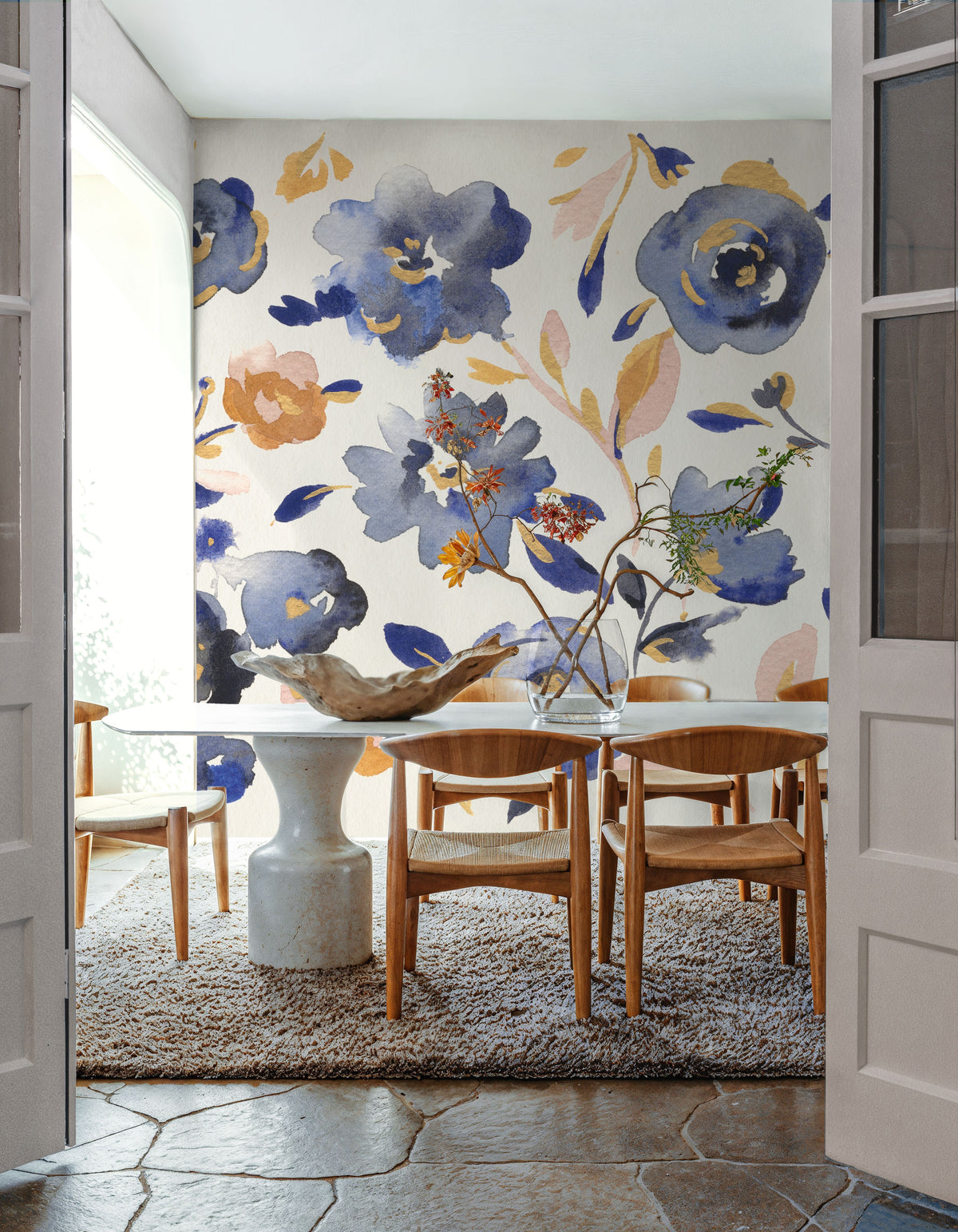 My Flowers in May Mural Wallpaper - room preview 05