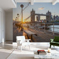 Tower Bridge At Sunset Mural Wallpaper - room preview 05