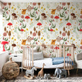 Mushroom Magic, Pearl Mural Wallpaper - room preview 05