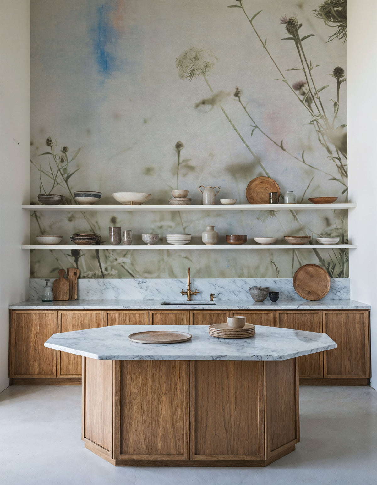 Wild Flowers II Mural Wallpaper - room preview 05