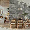 US State Map - Jimmy Wash Mural Wallpaper - room preview 05