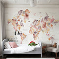 Desert Bloom Map Mural Wallpaper - room preview 05