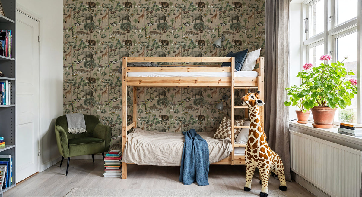 The Jungle Trail Mural Wallpaper - room preview 05