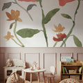 Pretty Blooms II Mural Wallpaper - Light Tone - room preview 05