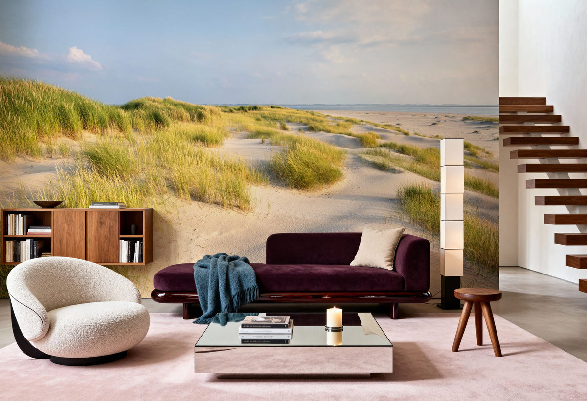 Beach Grass Dunes Mural Wallpaper - room preview 05