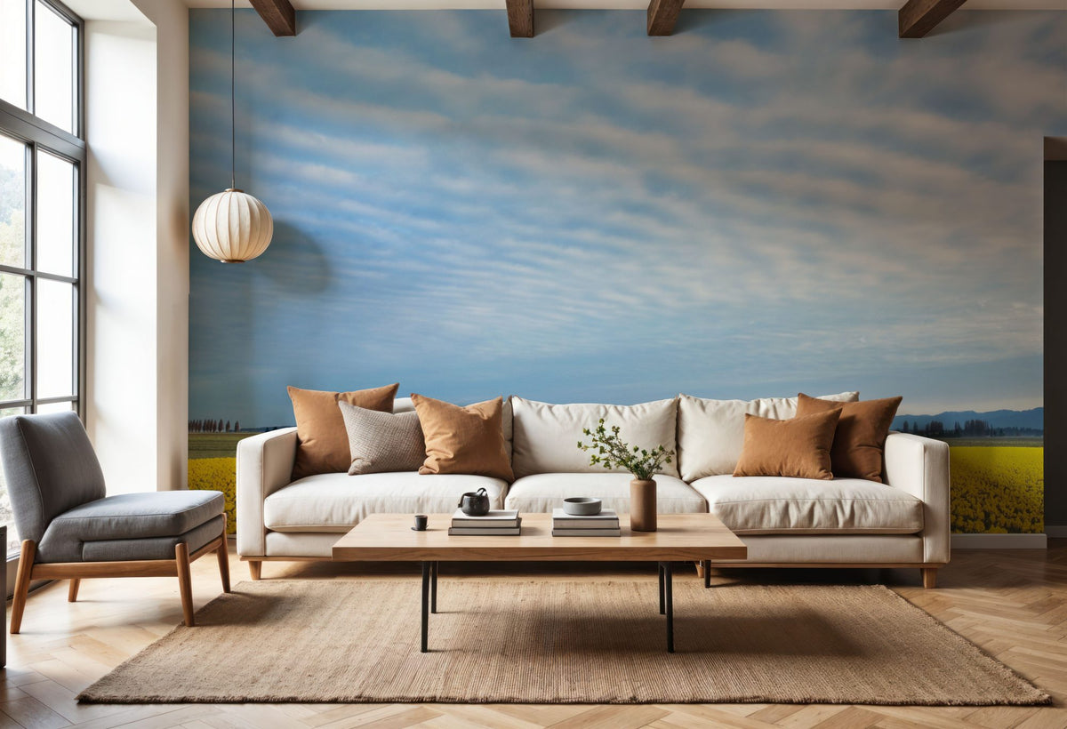 Skagit Valley Daffodils Mural Wallpaper - room preview 05