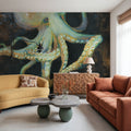 Ocean Octopus Mural Wallpaper - room preview 05