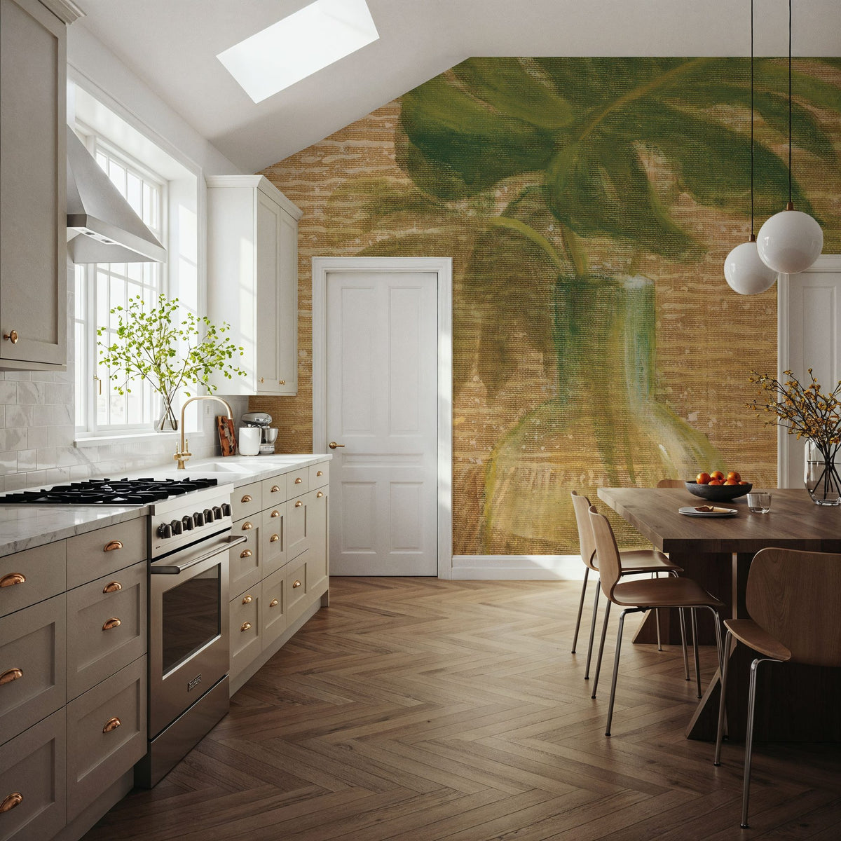 Tropical Leaves I Mural Wallpaper - room preview 05