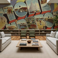 Greetings From Stone Harbor Mural Wallpaper - room preview 05