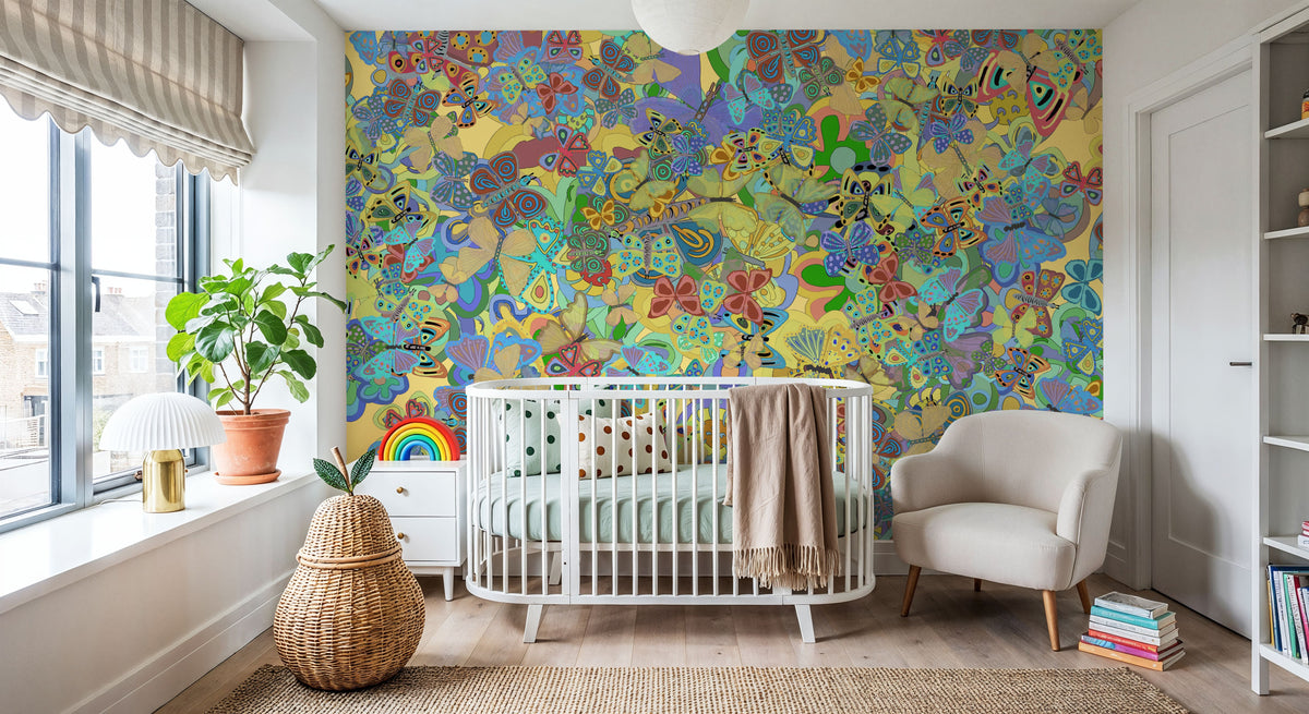 Summer Meadow Mix Mural Wallpaper - room preview 05