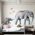 Elephant Love Mural Wallpaper - room preview 05