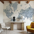 World Map Cities - Ninian Mural Wallpaper - room preview 05