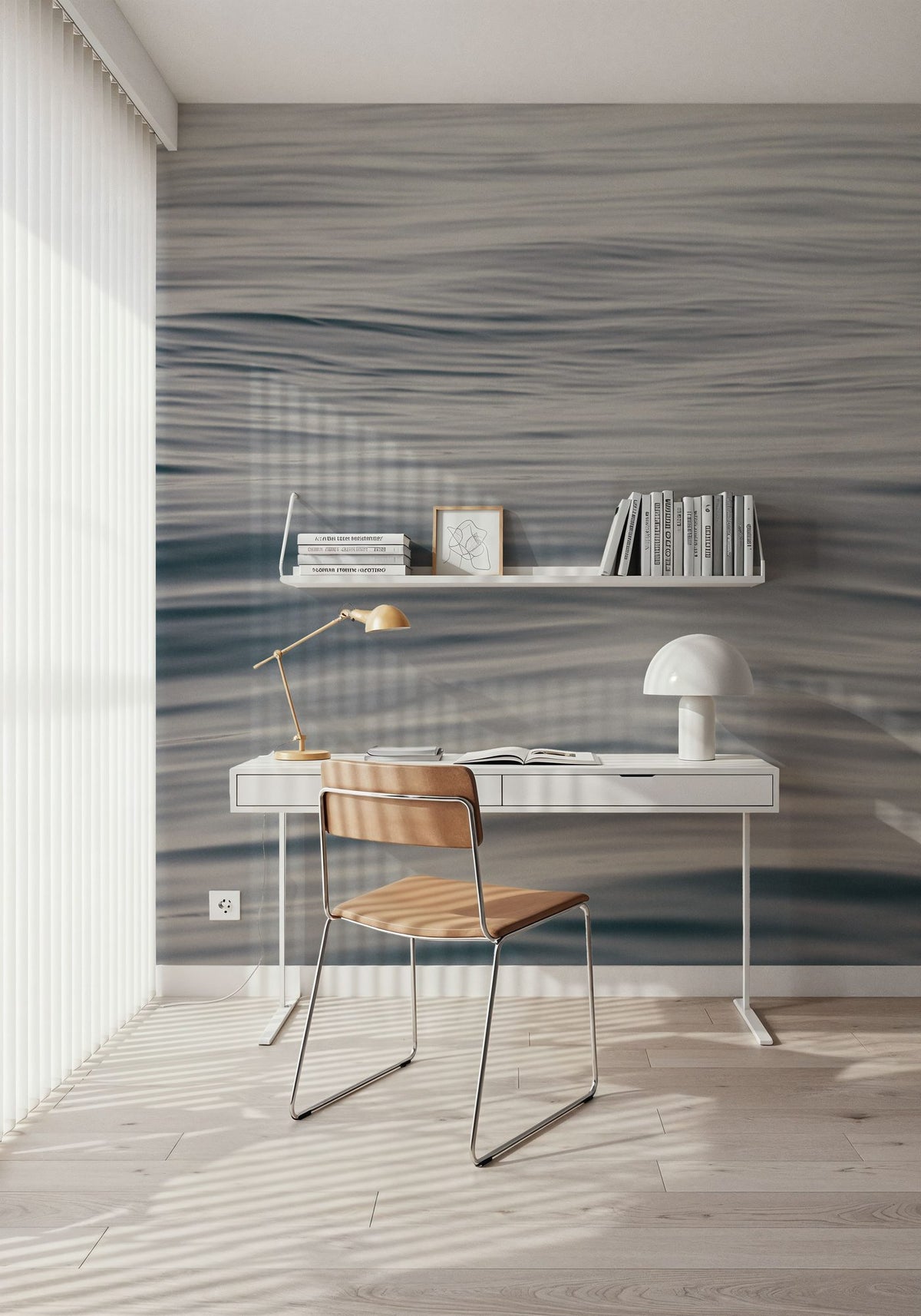 The Silent Sea III Mural Wallpaper - room preview 05