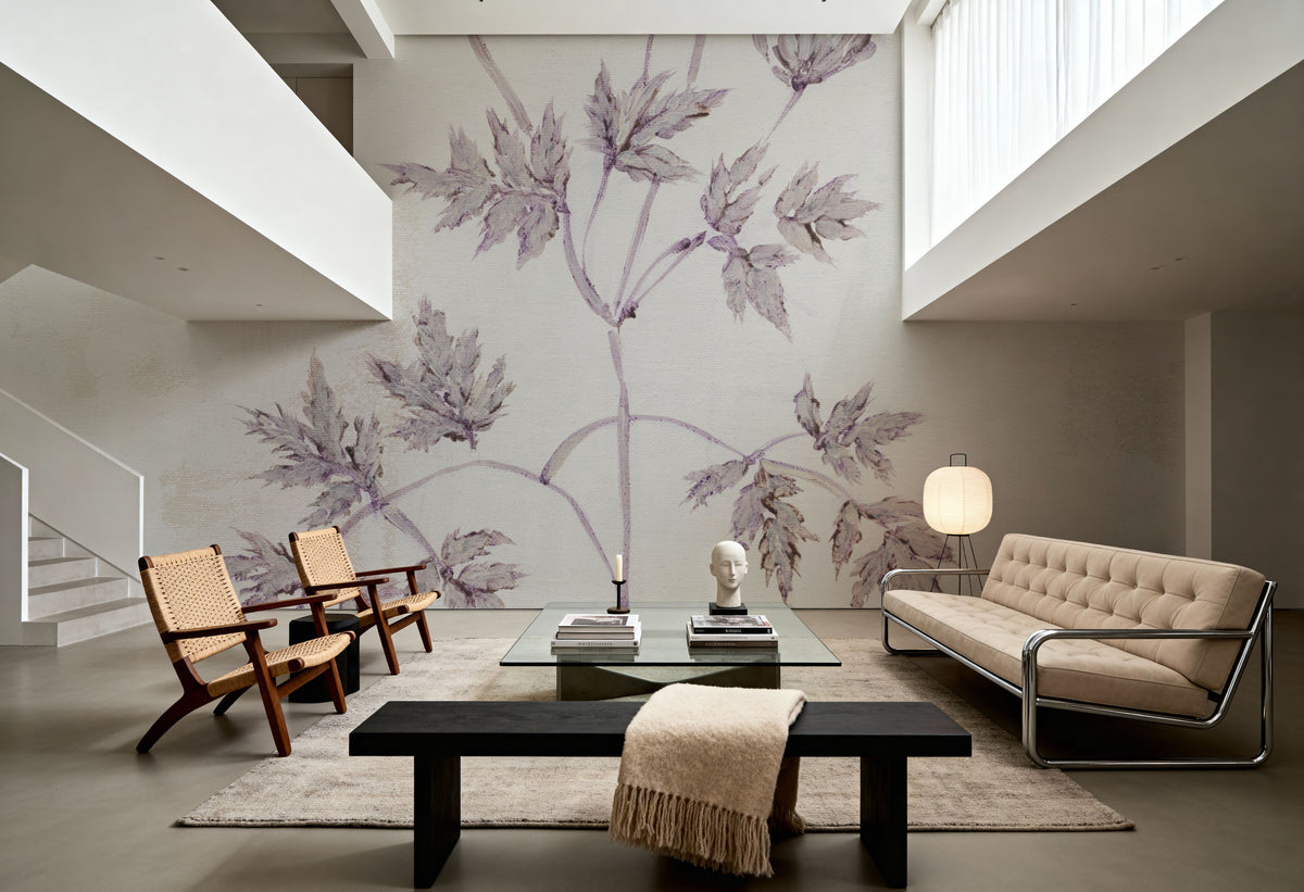 Delicate Meadow IV Mural Wallpaper - room preview 05