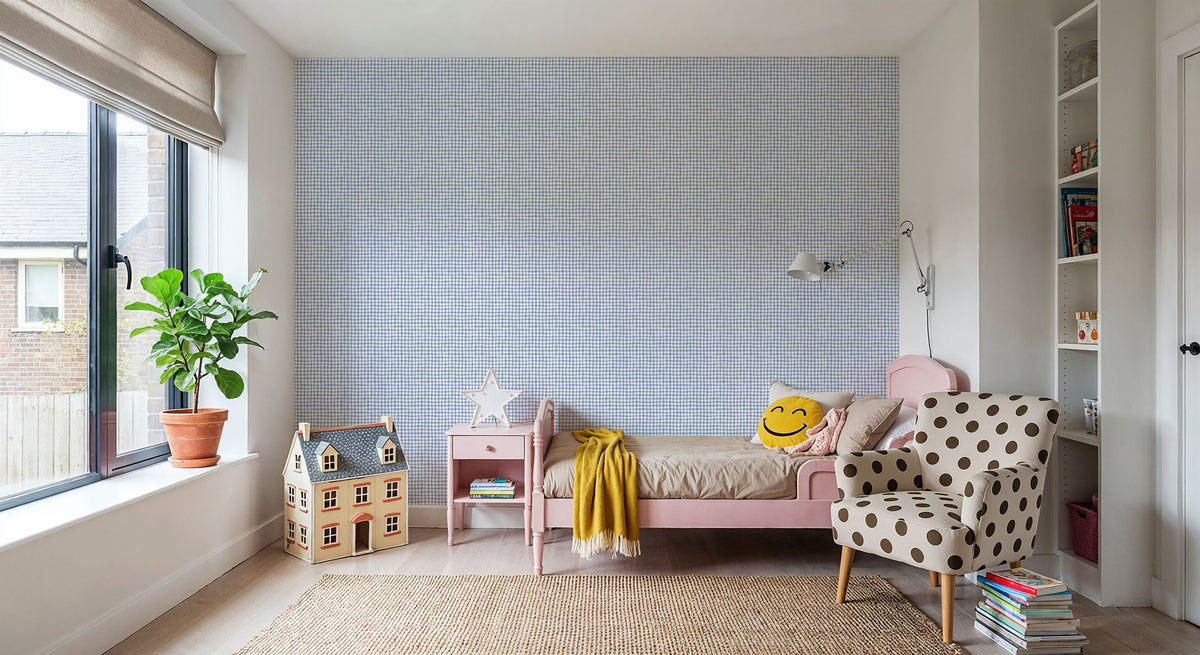 Checks, Sky Mural Wallpaper - room preview 05