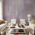 Concrete Surface, Lilac Mural Wallpaper - room preview 05