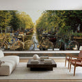 Canal Crossing Amsterdam Mural Wallpaper - room preview 05