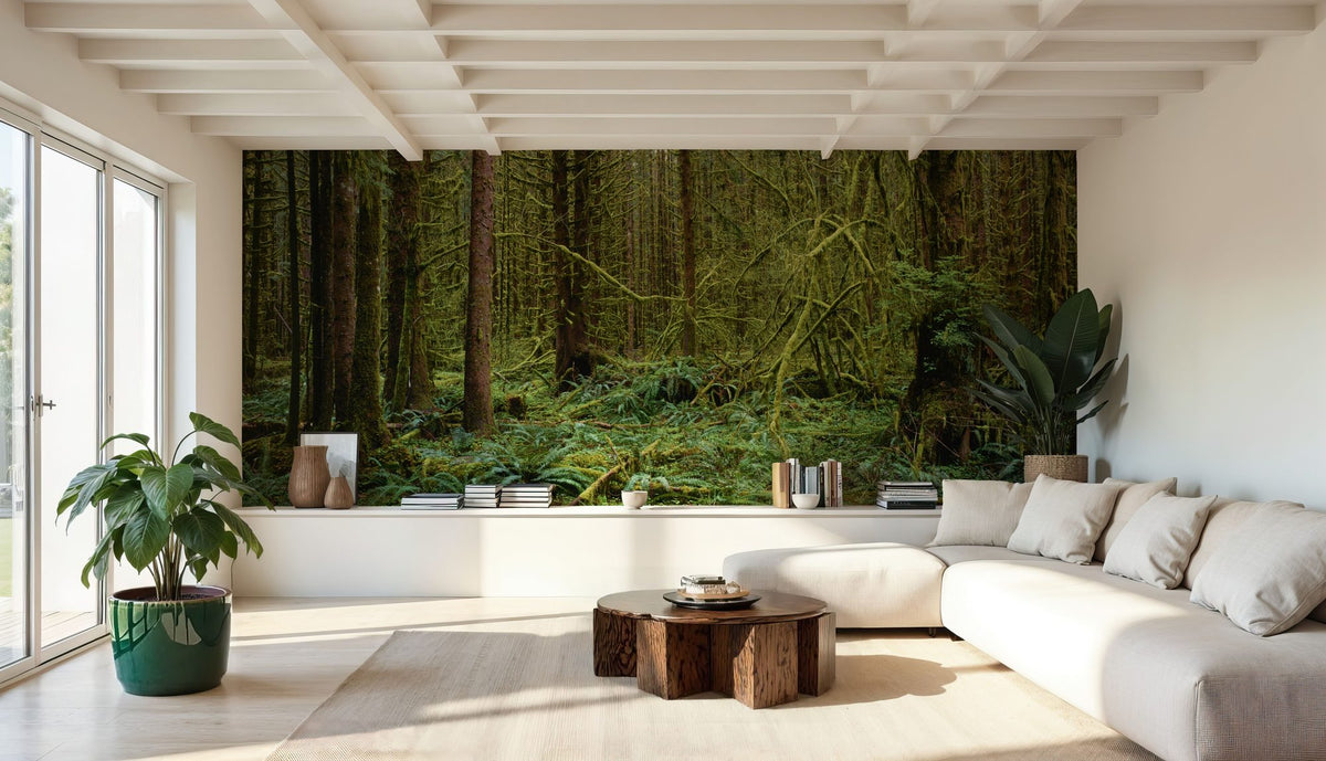 Ancient Moss Haven Mural Wallpaper - room preview 05