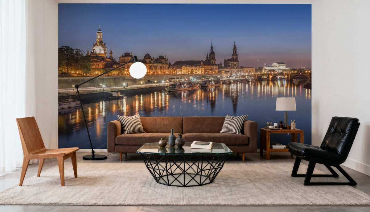 Riverside Twilight Mural Wallpaper - room preview 05