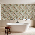 Forest Mushrooms, Light Mural Wallpaper - room preview 05