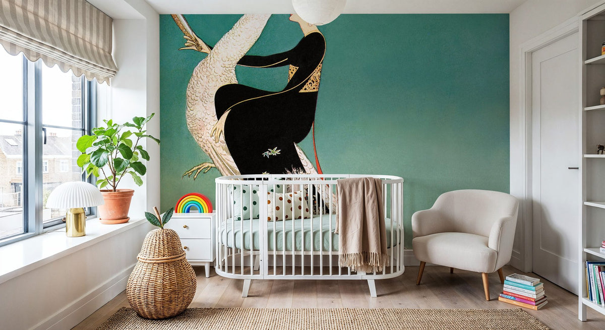 Vintage Fashion Cover II Mural Wallpaper - room preview 05