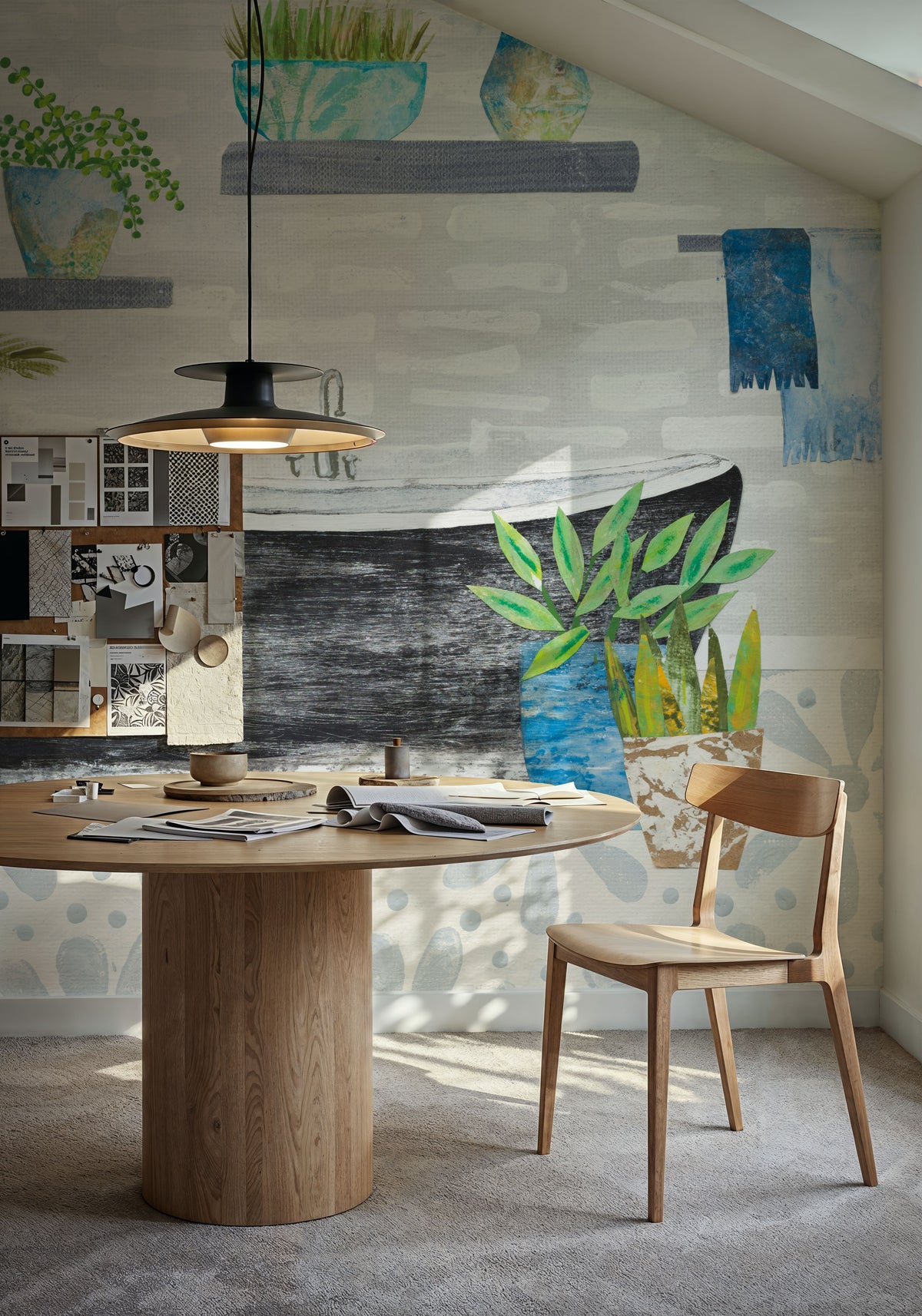 Botanical Bathroom I Mural Wallpaper - room preview 05